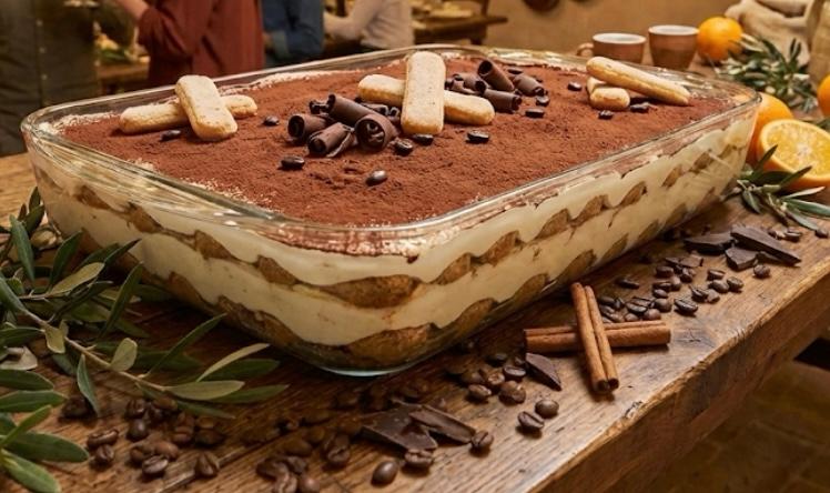 Tiramisu maison, dessert traiteur événementiel dans l'Orne